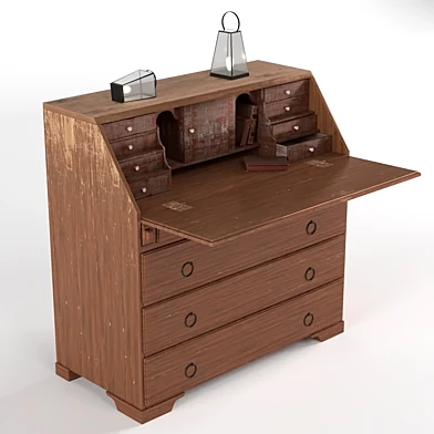 Swedish Painted Bureau