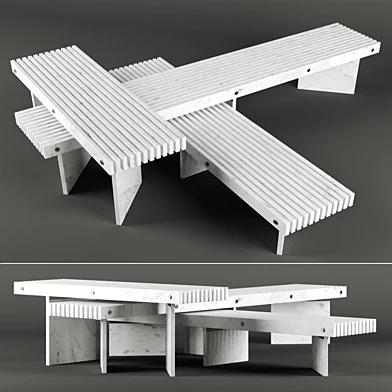 Rail tables by Baxter