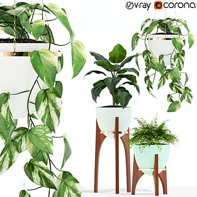 Plants collection 134 Retro Print Revival Planter