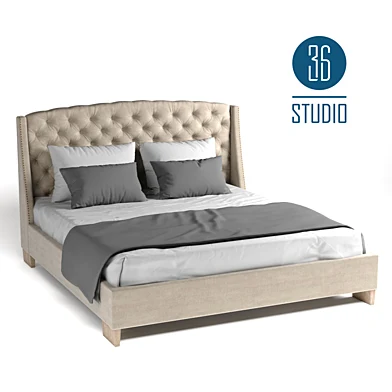 OM Двуспальная кровать model В01115 от Studio 36