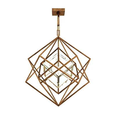 Kelly Wearstler Cubist 4 Light 31 inch Gild Pendant Ceiling Light