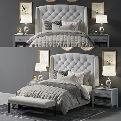 Paris Arched Winged Bed