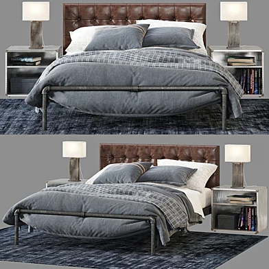 RH Finlay Platform Bed