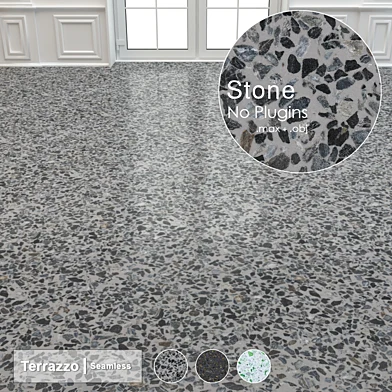 Seamless Terrazzo Stone 001