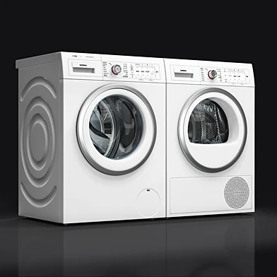 Gaggenau WM260163 and WT260101 SET (Corona PBR , VRay GGX)