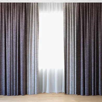 Curtains 60 | Curtains with Tulle