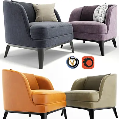 Crate And Barrel Seychelles Wood Trim Chair
