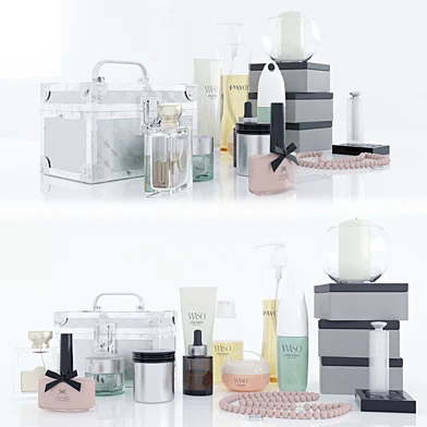 A set of cosmetics