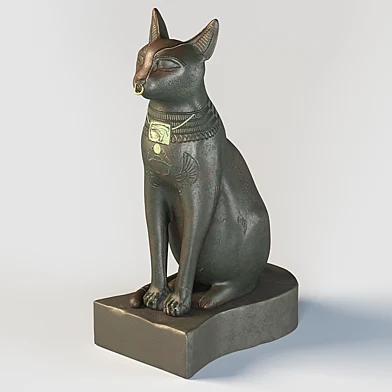Ancient figure of cat