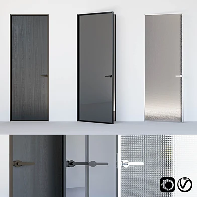 Aladin Swing Mono door by Glas Italia
