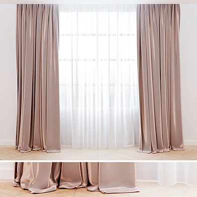 Curtains silk
