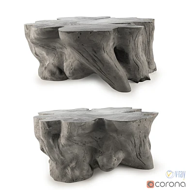 Restoration Hardware Malay Cast concrete table