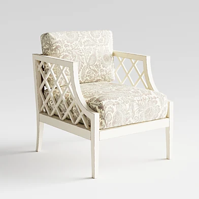 Sam Moore Living Room Idris Exposed Wood Chair 4762