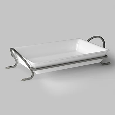 Cambridge 13.75" Graphite Baking Dish with Rack