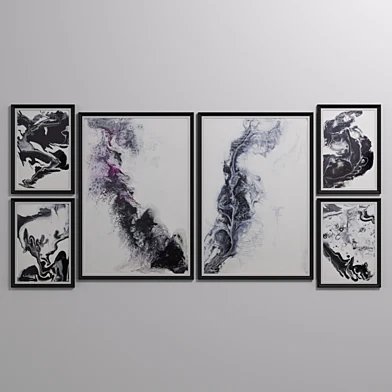 Black and white set