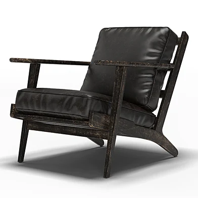 Rider Mid Century Modern Oak Black