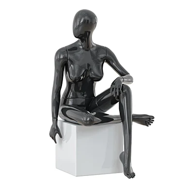 Seated Abstract Female Mannequin 12