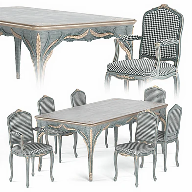 Silvano Grifoni Table and Chair Set