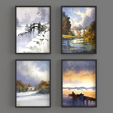 Aquarelle / часть 48, Thomas W Schaller