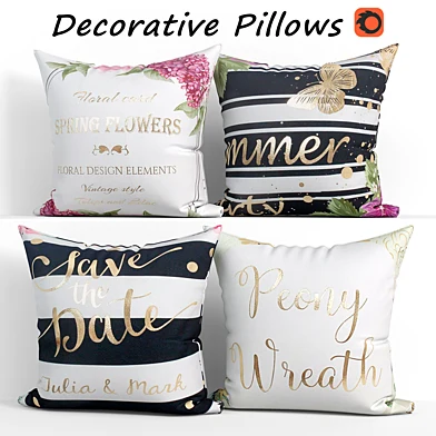 Decorative pillows set 349 wintefei