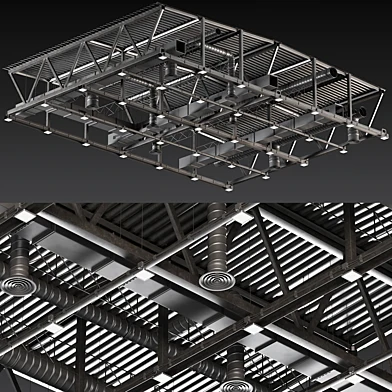 Ceiling Ventilation Black