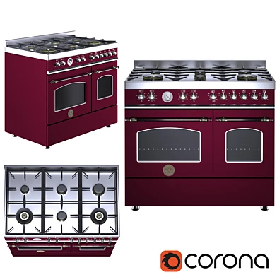 Газовая плита HERITAGE-HER100-6-MFE-D-Bertazzoni-268928