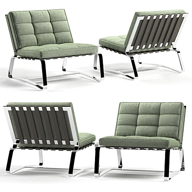 Armchair Minotti Delaunay Quilt
