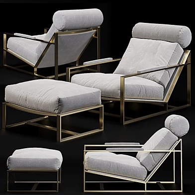 RH Milo Baughman Model #3418, 1965 Chair