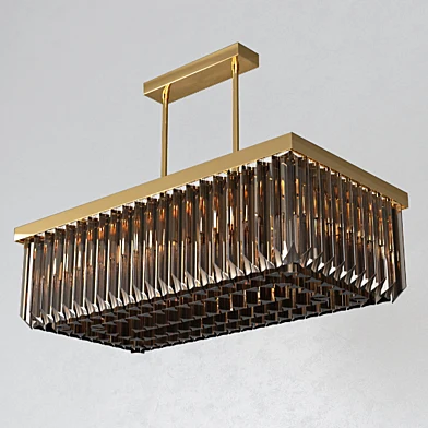 BELLA FIGURA LARGE RECTANGULAR SMOKE CL450-75