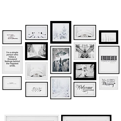 Photo Frame Set 18 (17 Frame Wall Collection)