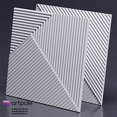 Гипсовая 3Д панель FIELDS от Artpole