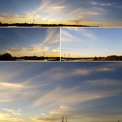 Dusk Yellow sky