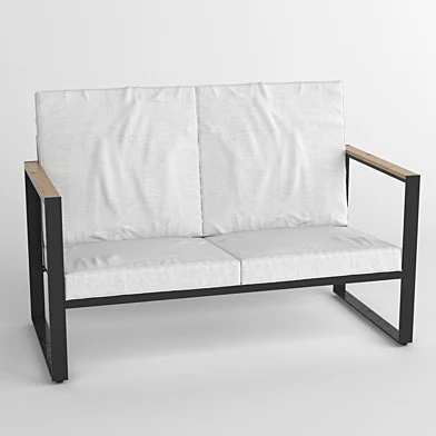 Black Welders Sofa