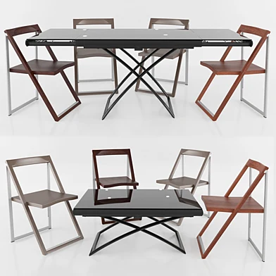Table DAKOTA chair SKIP Calligaris