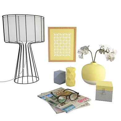 Decorative Objects and Orchids
