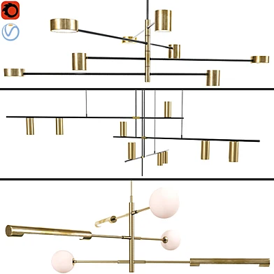 Ceiling Chandelier Light Set