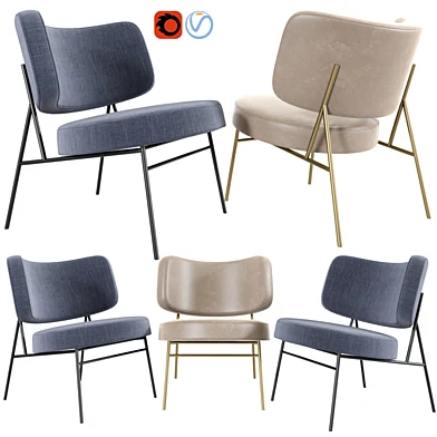 Calligaris Coco Lounge Chair Fabric 02