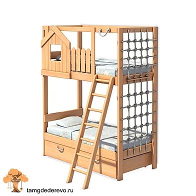 Детская двухъярусная кровать (model 203)