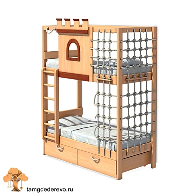 Детская двухъярусная кровать (model 207)