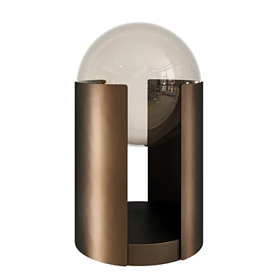Настольная лампа Softwing Flou Lampada da Tavolo designed by Carlo Colombo brown