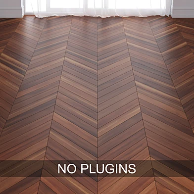 Brown Plum Wood Parquet Floor Tiles vol.002 in 3 types