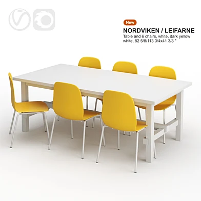 ikea NORDVIKEN / LEIFARNE Table and chairs