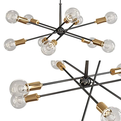 Kichler Lighting 43119BK Armstrong - Ten Light Chandelier