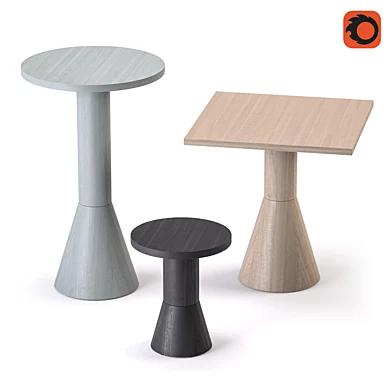 Massproductions Draft Bar Table, Draft Coffee Table, Draft Dining Table
