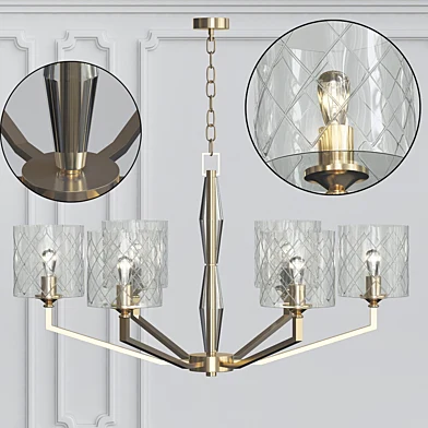 Luxury modern brass chandelier 3