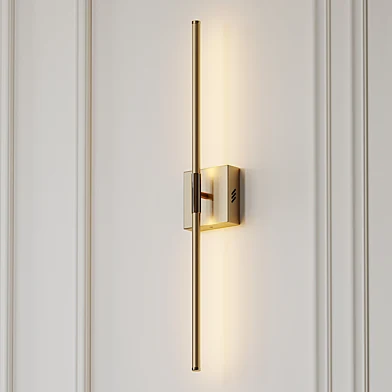 Gallatin Dimmable Gold and Silver Wall Sconce by Orren Ellis