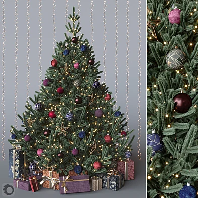 Dark Christmas tree