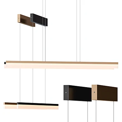 Oluce Modern Linear LED Pendant Light