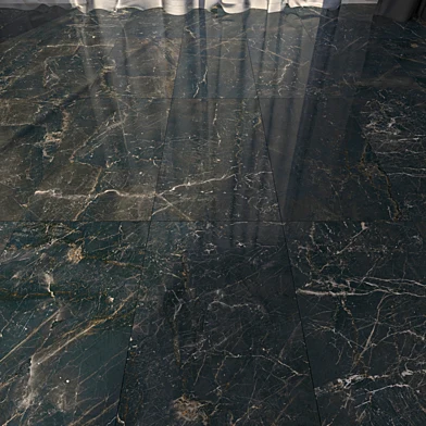 Marble Floor Carelia Black Set 1