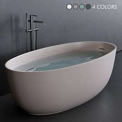 Esedra by SDR Ceramiche Revolution Bathtub